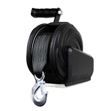 Powerwinch Select Series Winch 800lb, 6" Crank Arm - Carbon Black [21400-W-0800-6-B-R]