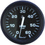 Faria Euro Black 4" Tachometer - 6,000 RPM (Gas - Inboard & I/O) [32804]