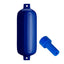 Polyform G-6 Twin Eye Fender 11" x 30" - Cobalt Blue w/Adapter [G-6 COBALT BLUE W/AIR ADAPTER]