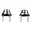 Edson Stainless Steel Pedestal Guard Mounting Feet - Pair [310ST-100-125]