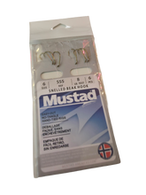 Mustad Snelled Beak Hook Size 6 - 8 lbs