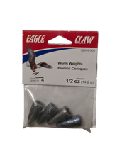 Eagle Claw Worm Weights 1/2 oz